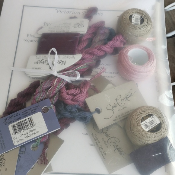 VICTORIAN RIBBONS INTERMEDIATE SKILL LEVEL, Designed by Brenda E Kocher - Picture 3 of 3